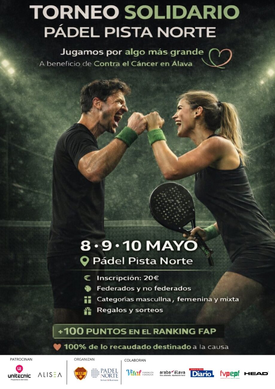 TORNEO SOLIDARIO EN PADEL PISTA NORTE